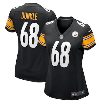 womens nike william dunkle black pittsburgh steelers game p